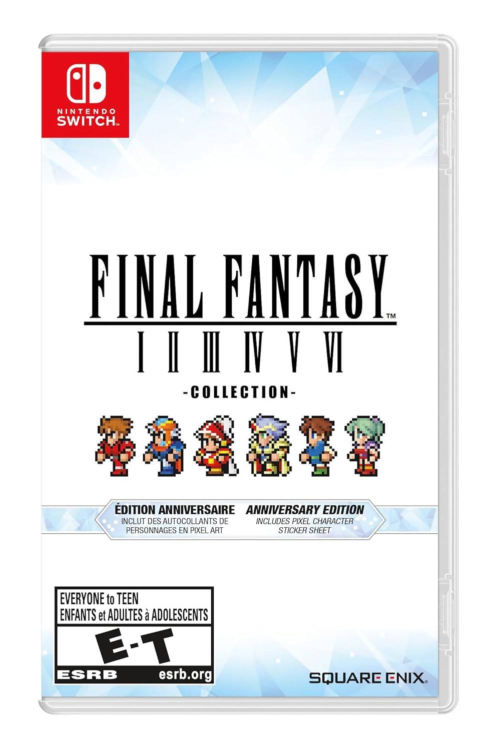 Final Fantasy I-VI Collection Anniversary Edition acaba de caer a un precio bajo histórico en Amazon