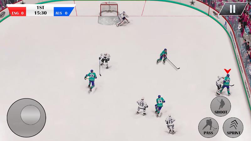 Ice Hockey Games 3D Ice Rage Screenshot 2