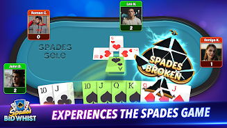 Spades: Bid Whist Classic Game スクリーンショット 2