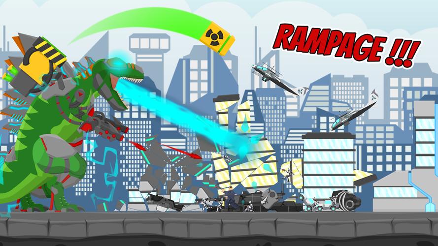 Cyborg Titan Rex: City Rampage Скриншот 3