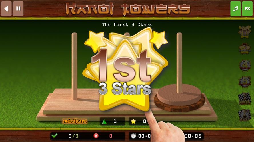 The Hanoi Towers Lite Screenshot 1