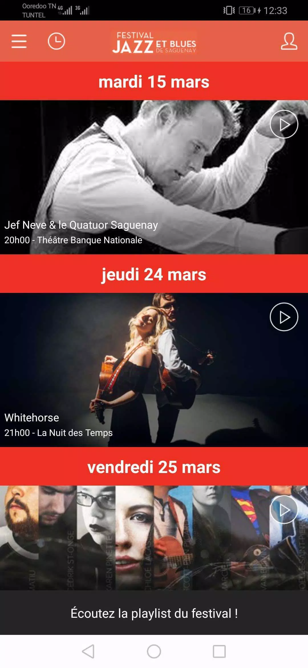 Festival Jazz & Blues Saguenay Capture d'écran 0