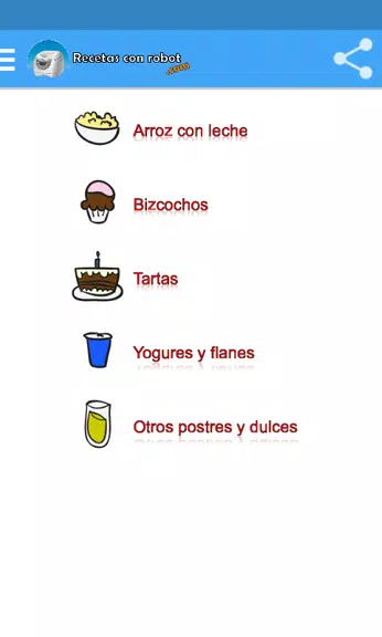 Recetas con robot स्क्रीनशॉट 2