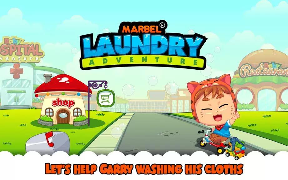 Marbel Laundry - Kids Game Captura de tela 0