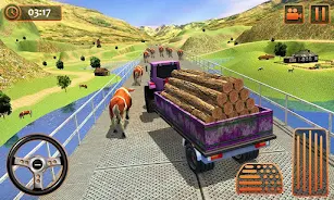 Farm Tractor Cargo Driving Sim Capture d'écran 3