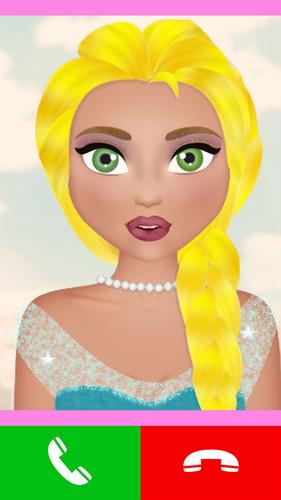 fake call princess game 스크린샷 2