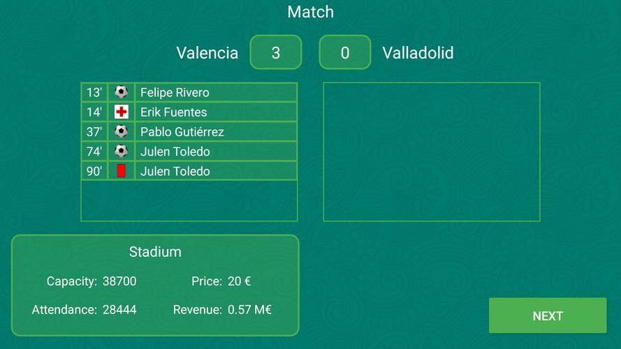 Football Team Manager Capture d'écran 2