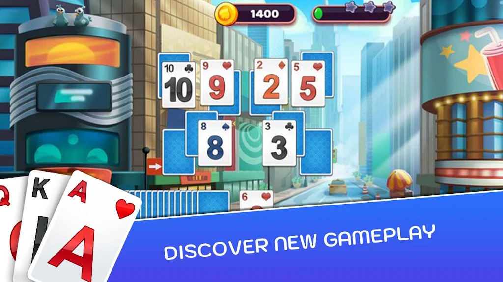 Solitaire TriPeaks Vacation 스크린샷 1