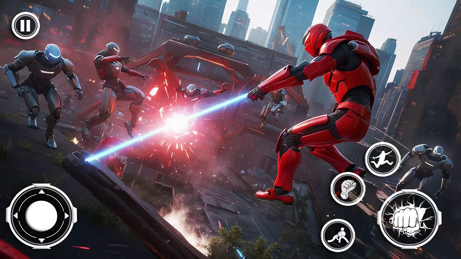 Flying Iron Robot Captura de tela 0