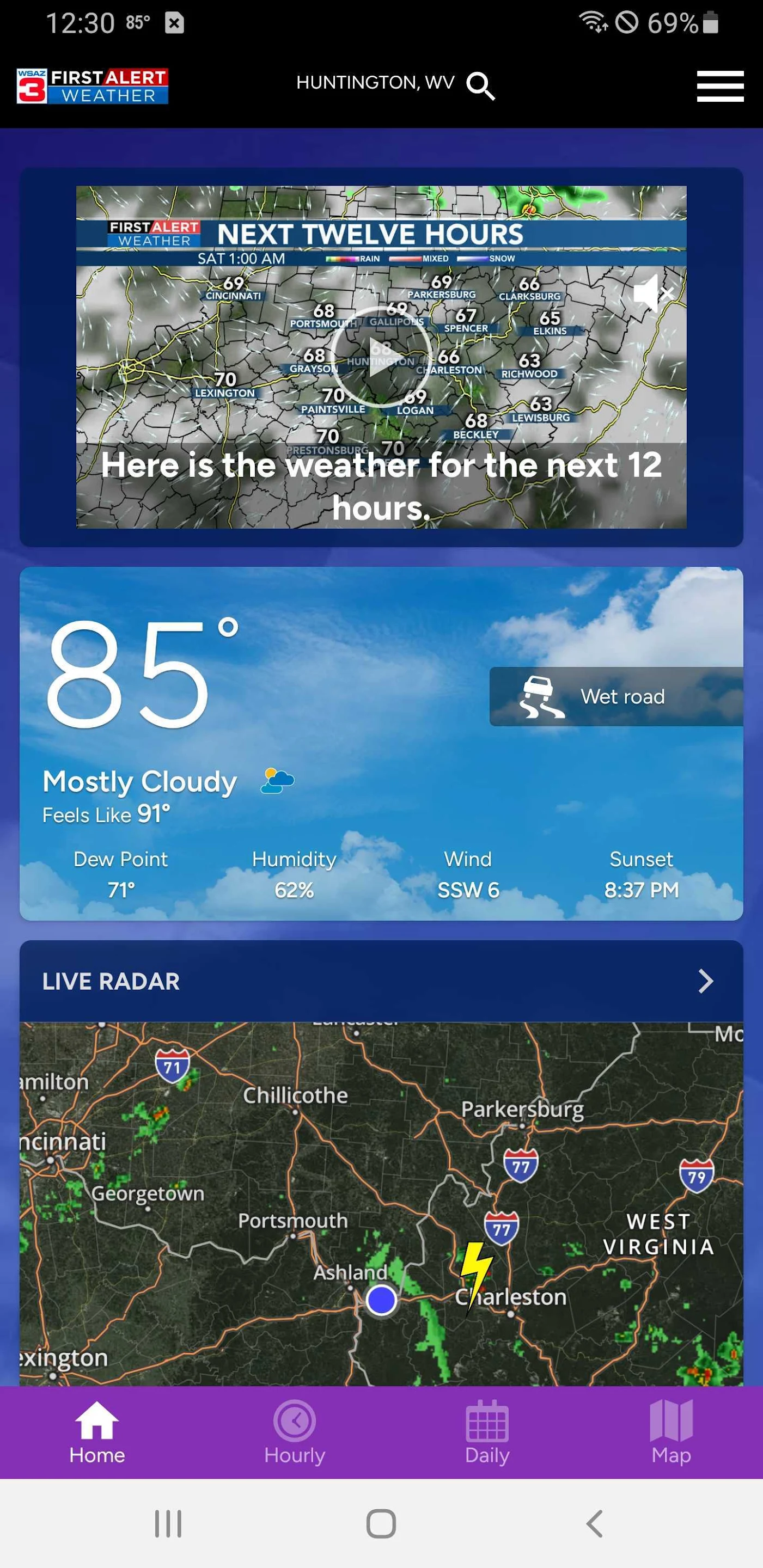 WSAZ First Alert Weather App Screenshot 3