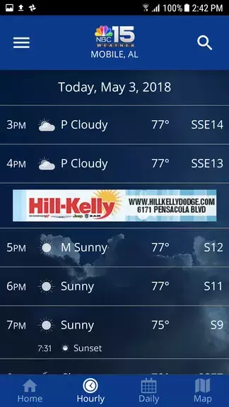 NBC 15 WPMI Weather स्क्रीनशॉट 2