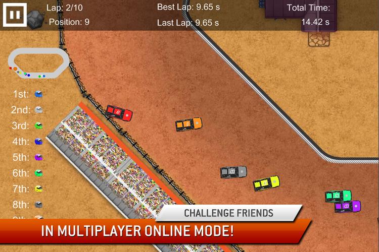 Dirt Racing Sprint Car Game 2 Captura de tela 2