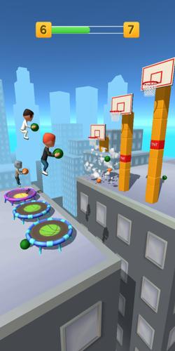 Jump Up 3D: Jogo de basquete Captura de tela 0