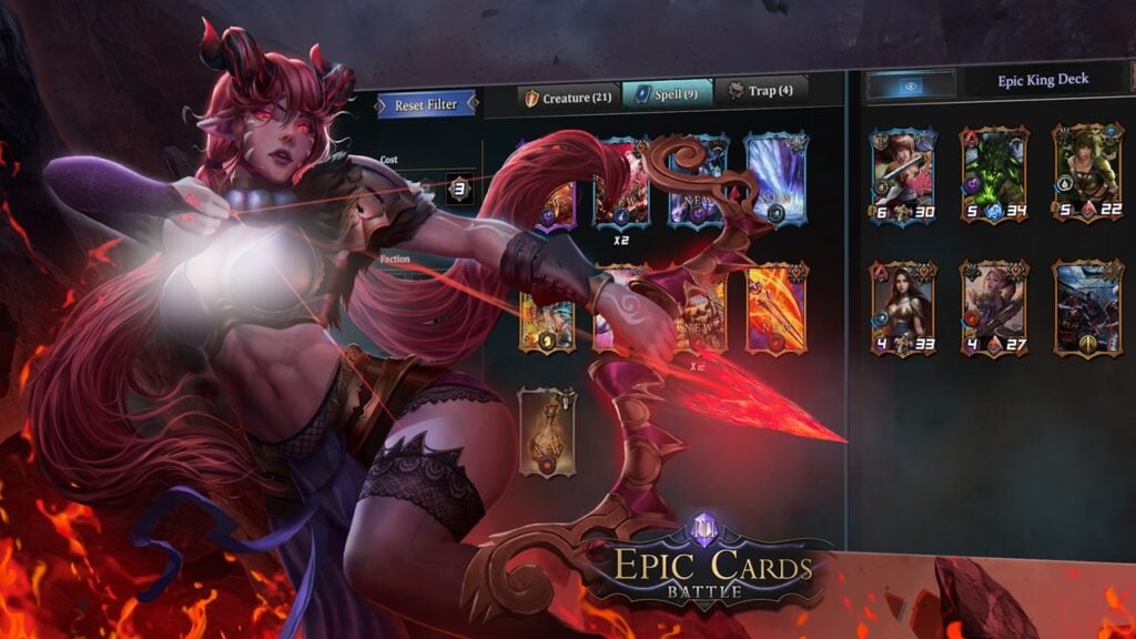 Epic Cards Battle 3 est un jeu de cartes à collectionner de style Storm Wars sur Android