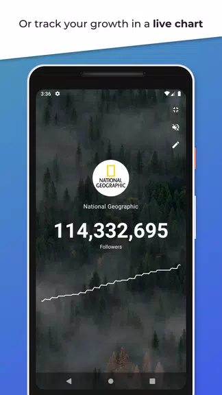 Instastatistics - Live Followe 스크린샷 1