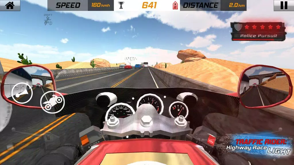 Traffic Rider: Highway Race Li Captura de tela 0