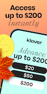 Klover - Instant Cash Advance स्क्रीनशॉट 0