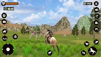 Wild Horse Simulator 3D Games Screenshot 0