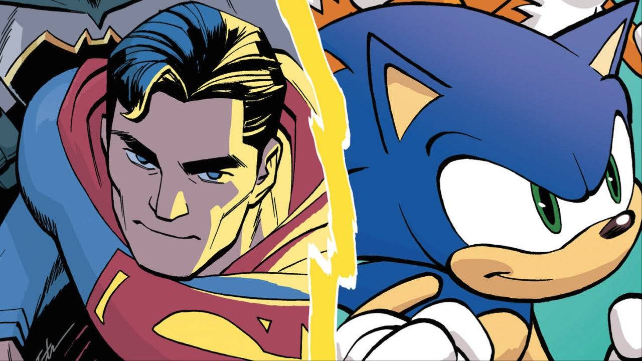 DCとソニックThe Hedghogは壮大なクロスオーバーでチームを組みます