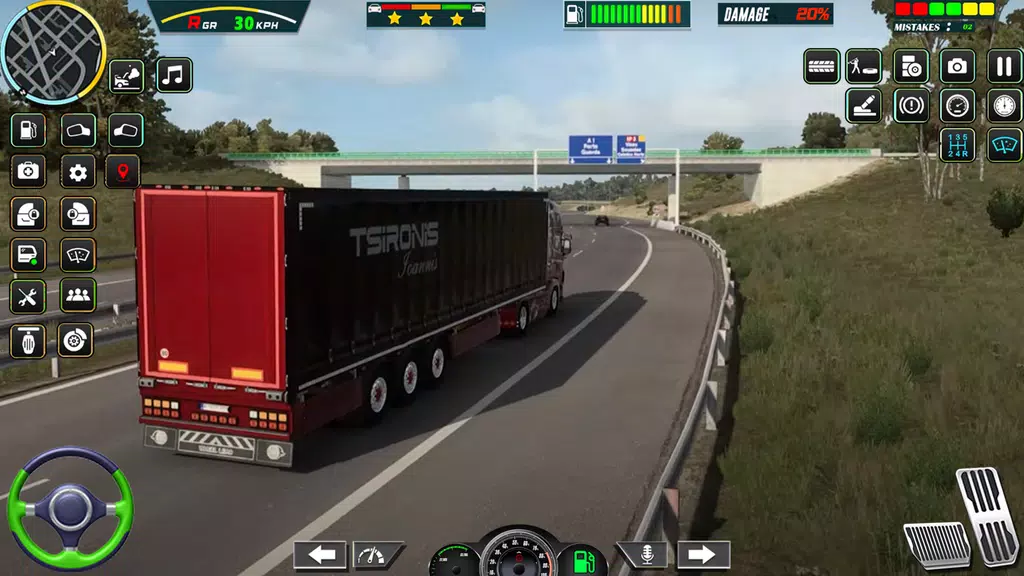 Real City Cargo Truck Driving Captura de tela 3