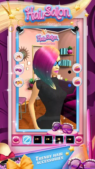 Hair Salon Games for Girls 스크린샷 1