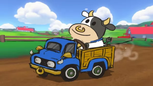Personnage de vache dans Mario Kart World