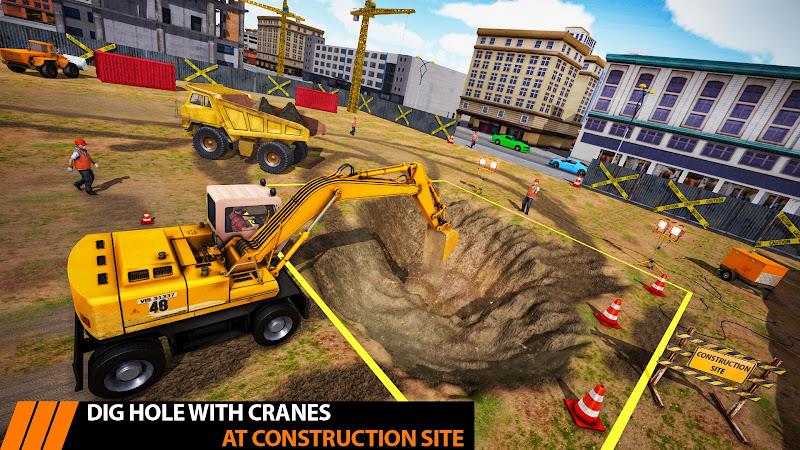 City Construction Excavator 3D 스크린샷 1