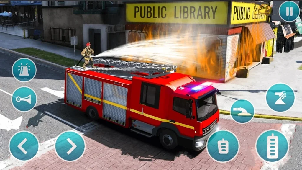 Emergency Police Fire Truck 3d スクリーンショット 0