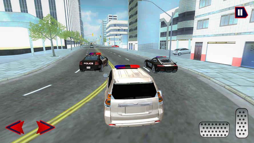 US Police Prado: City Car स्क्रीनशॉट 2