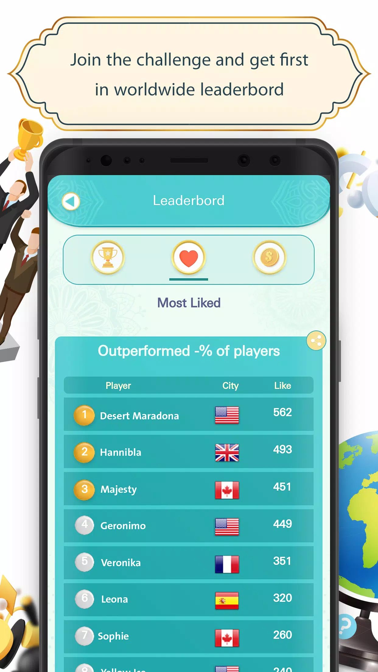 QuizUp 2 스크린샷 1