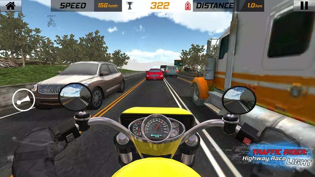 Traffic Rider: Highway Race Li Captura de tela 1