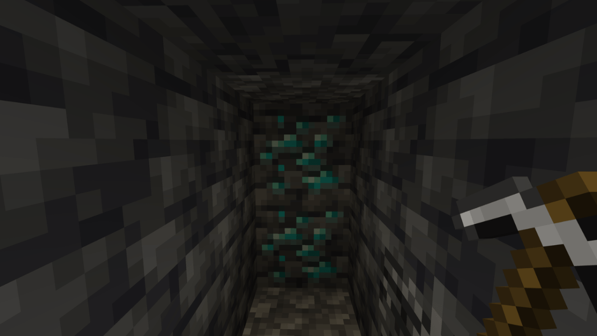 Diamantes en Minecraft.