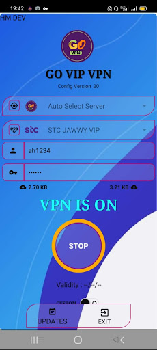 GO VIP VPN Скриншот 1