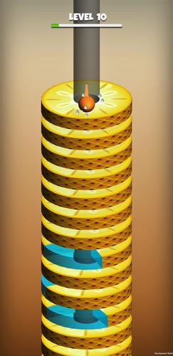 Stack Ball Fruit Crush Captura de pantalla 3