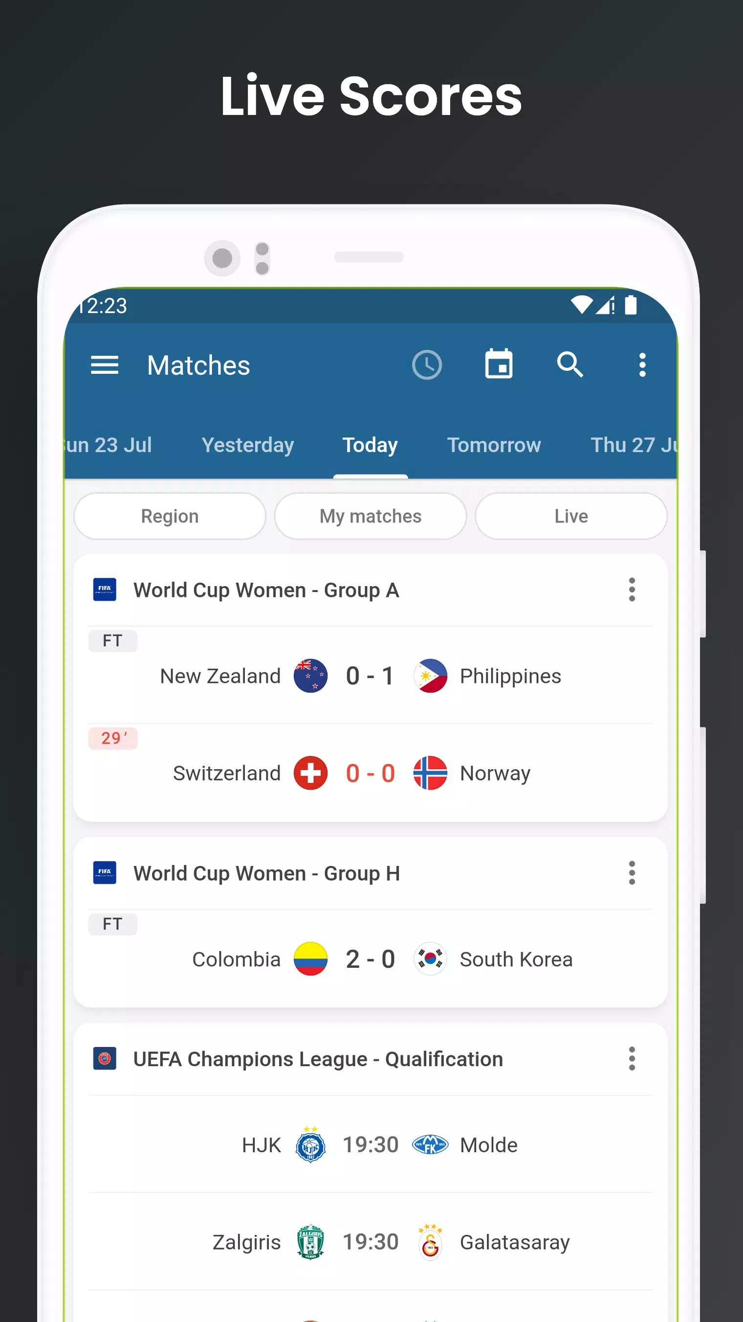Footba11 - Soccer Live Scores應用截圖第0張