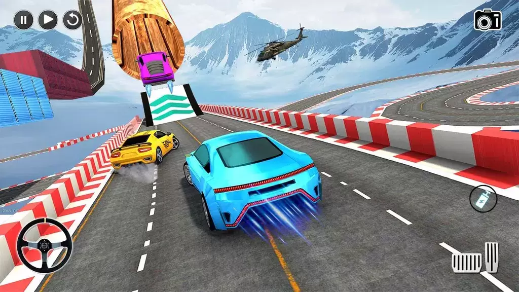 Mega Ramp Car Stunt Racing 3d Captura de tela 2