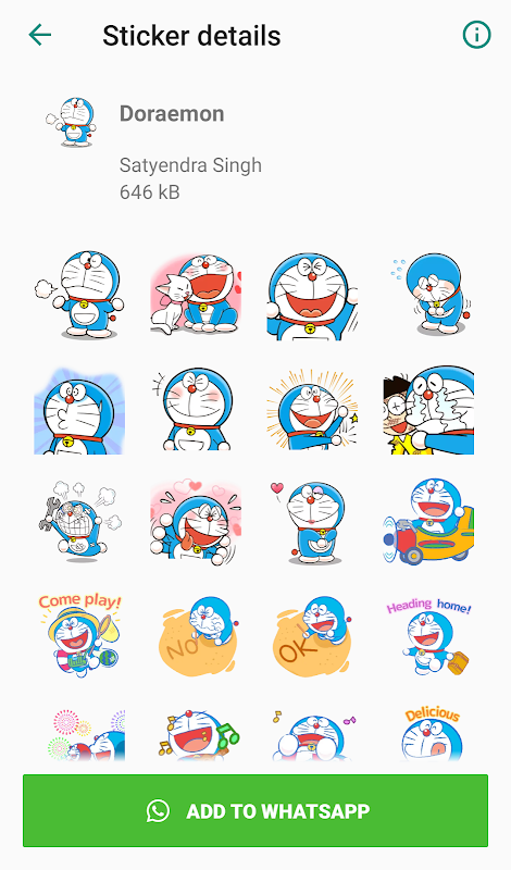 Cartoon Stickers for Whatsapp应用截图第2张