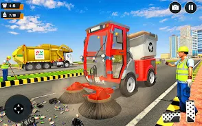 Real Garbage Truck Simulator Captura de tela 0