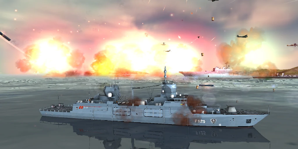 WARSHIP BATTLE:3D World War II Captura de pantalla 0