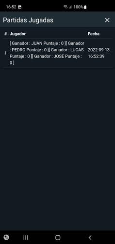 Tablero de Cacho Captura de tela 1