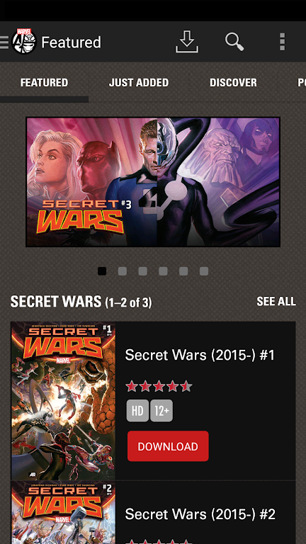 Marvel Comics应用截图第0张