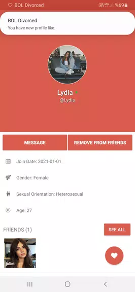 Divorced Dating Site - BOL スクリーンショット 1
