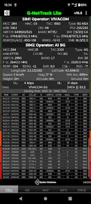 G-NetTrack Lite スクリーンショット 0