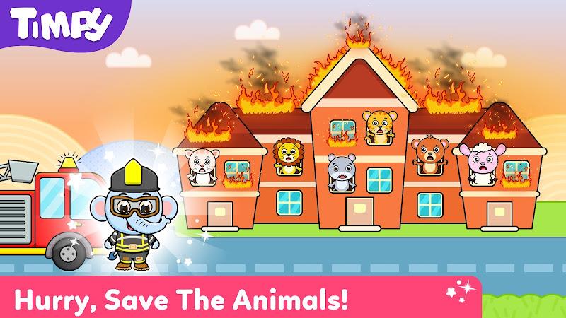 Timpy Kids Firefighter Games應用截圖第0張