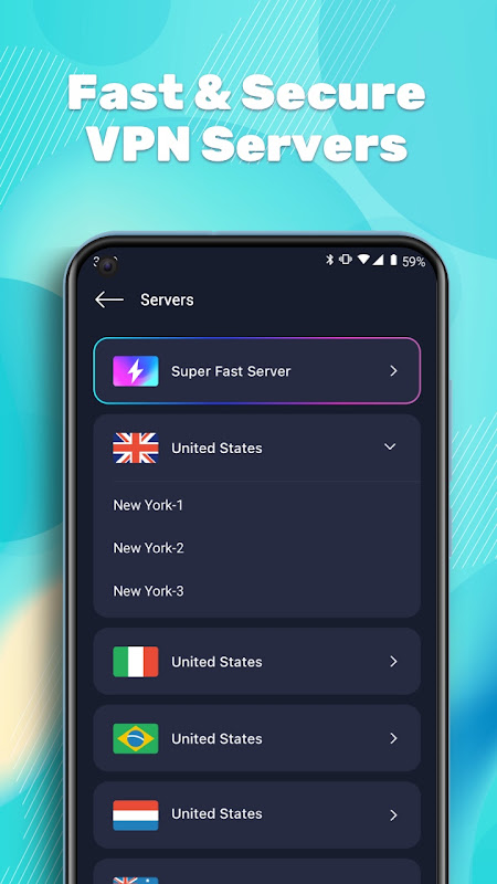 XMaster - Fast & Secure  VPN Captura de pantalla 3
