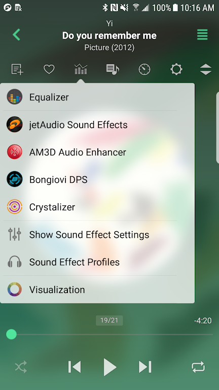 jetAudio+ Hi-Res Music Player स्क्रीनशॉट 0