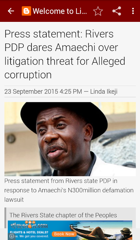 Linda Ikeji Blog Capture d'écran 3