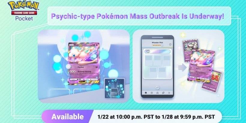 Psychic Pokémon Mass Outbreak in Pokémon TCG Pocket!