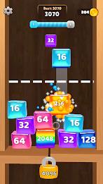 Jelly Cubes 2048: Puzzle Game Captura de pantalla 2