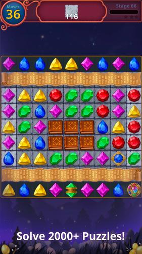 Jewels Magic: Mystery Match3 Captura de pantalla 3